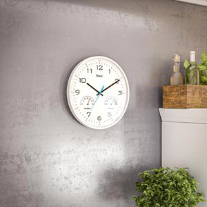 Produktbild für Wanduhr Mebus 16181, Kunststoff, analog, Quarzuhr