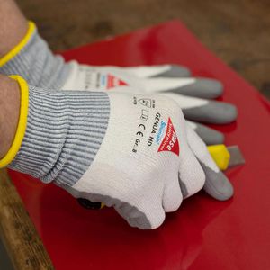 Produktbild für Schnittschutzhandschuhe Hase Genua HD Grey, 508530