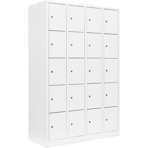 Schließfachschrank Lüllmann 520547, weiß