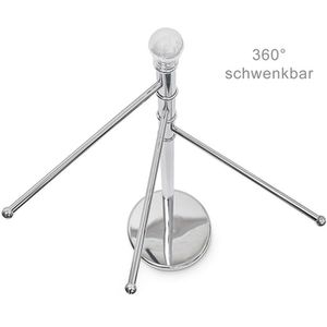 Produktbild für Handtuchhalter Relaxdays 10019262, silber