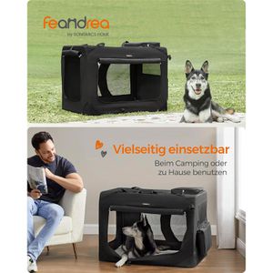 Produktbild für Tiertransportbox Feandrea Gr. XXXL, aus Stoff