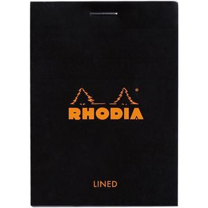 Produktbild für Notizblock Rhodia 116009C, schwarz, A7