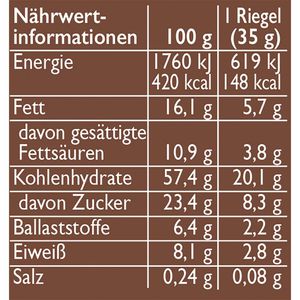 Produktbild für Müsliriegel Corny Haferkraft Kakao