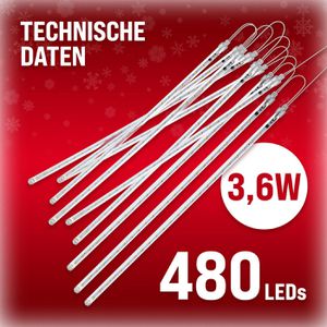 Produktbild für Lichterkette Monzana 109097, 480LED, innen + außen