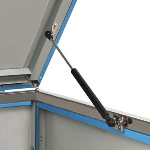 Produktbild für Mülltonnenbox vidaXL 149567, Edelstahl