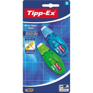 Produktbild für Korrekturroller Tipp-Ex Micro Tape Twist, 2 Stück