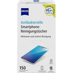 Reinigungstücher ZEISS Smartphone, antibakteriell, feucht
