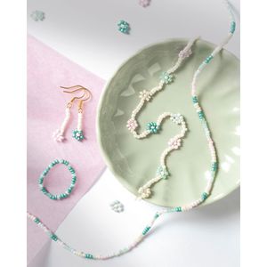 Produktbild für Perlen Folia 12908 Rocailles Set, pastell, in Box