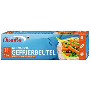 Gefrierbeutel CleanPac 2878052, 1 Liter