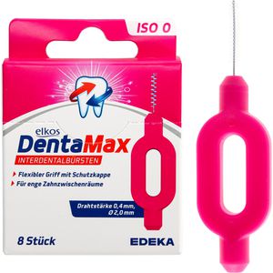 Interdentalbürsten elkos DentaMax Pink, ISO-Größe 0