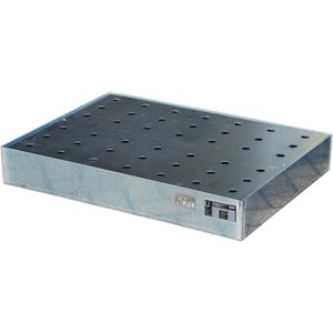 Auffangwanne BAUER KGW-P 2/M, aus verzinktem Stahl