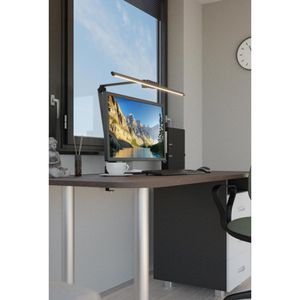 Produktbild für Schreibtischlampe Hansa Flow, grau, LED, dimmbar
