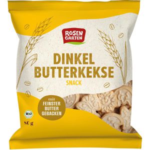 Produktbild für Kekse Rosengarten Dinkel Butterkekse Snack, BIO