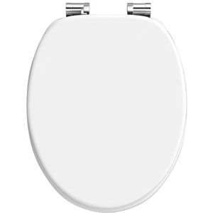 WC-Sitz CASARIA Toilettendeckel 108583, oval, aus Holz