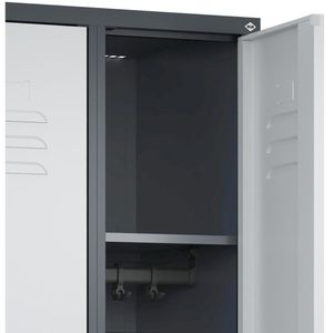 Produktbild für Spind CP-Möbel Classic PLUS, lichtgrau