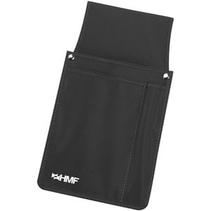 HMF Kellnertasche 48840-11, Textil, für Kellnerbörsen bis 19 x 11 cm, schwarz