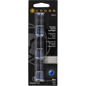 Produktbild für Füllerpatronen Cross 8920, Standard blau