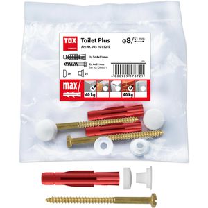 Schrauben-Dübel-Set Tox 04510152s, Toilet Plus
