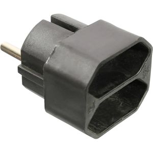 Steckdosenadapter as-Schwabe 48212, schwarz