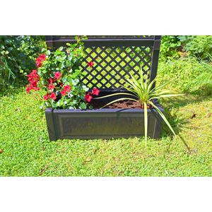 Produktbild für Pflanzkasten KHW Czardas 47005 anthrazit