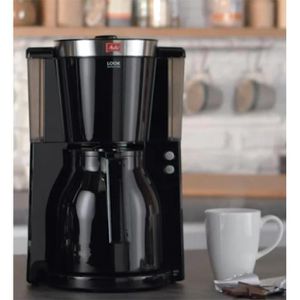 Melitta Kaffeemaschine 1011-12, Look Therm, bis 8 Tassen, 1,2 Liter,  schwarz, mit Thermoskanne – Böttcher AG