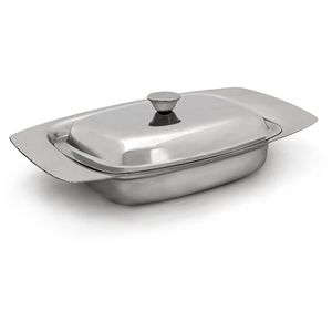 Butterdose Relaxdays 10019113, aus Edelstahl