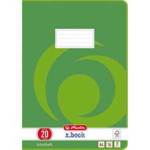 Produktbild für Schulheft Herlitz 3322005 x-book, ab 1. Klasse, A4