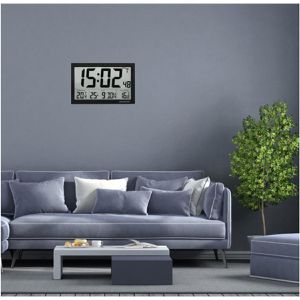 Produktbild für Wanduhr TFA 60.4510 XL, Kunststoff, digital, Funkuhr