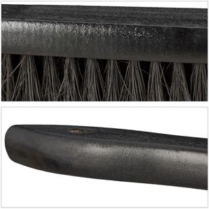 Produktbild für Ascheeimer Relaxdays 10041221, schwarz, mit Holzgriff &amp; Deckel