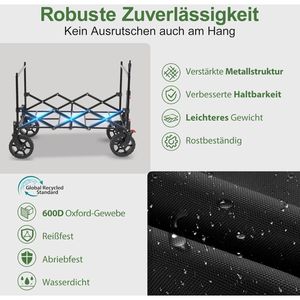 Produktbild für Bollerwagen Sekey XXL FW217, faltbar