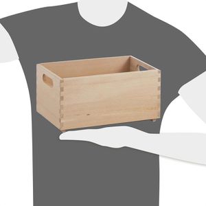 Produktbild für Holzkiste Zeller 13306, Buche lackiert