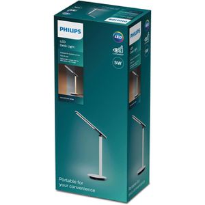 Produktbild für Schreibtischlampe Philips Ivory, weiß, LED, dimmbar