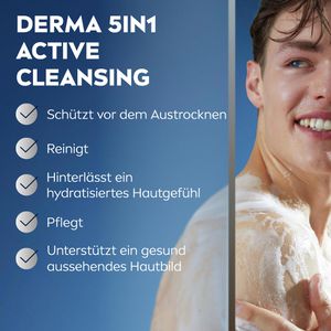Produktbild für Duschgel Nivea Men Sensitive 5in1