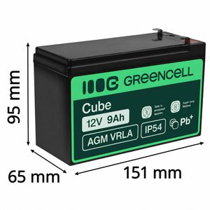 Produktbild für AGM-Batterie Green-Cell VRLA