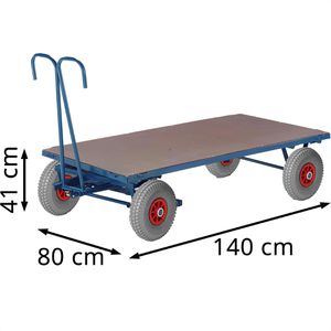 Produktbild für Handwagen Rollcart 15-05122, mit Plattform