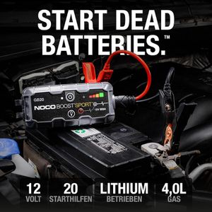 Produktbild für Starthilfe-Powerbank NOCO Boost Sport GB20, 12 V