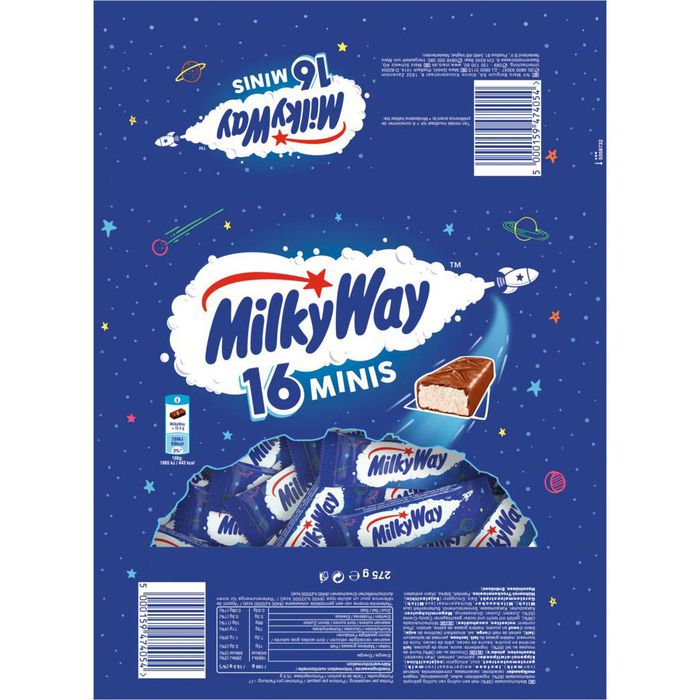 Milky-Way Schokoriegel Minis, 275g, je 17,2g, 16 Riegel - Böttcher AG