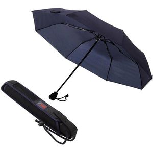 Regenschirm Trek, – geschlossen 28cm Taschenschirm, Böttcher Euroschirm Länge Light manuell, marine, AG