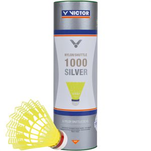 Badminton-Bälle VICTOR Nylon Shuttle 1000 Silver