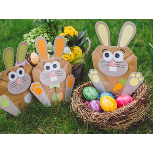 Produktbild für Geschenktüte Papierdrachen 060-006-005, DIY Osterhasen
