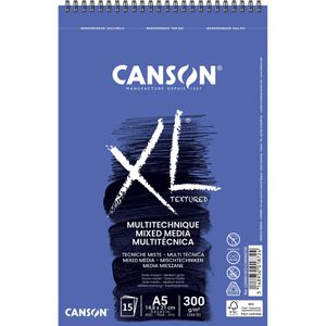 Produktbild für Aquarellpapier Canson XL Mix Media Block, A5