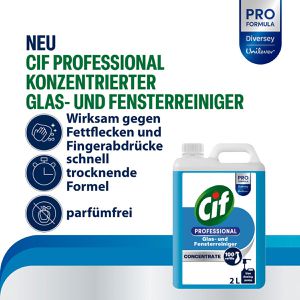 Produktbild für Glasreiniger Cif Professional Pro Formula, Konzentrat
