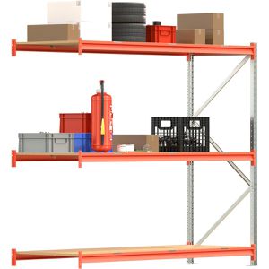 Produktbild für Anbauregal Regalwerk EMMA, 3 Holzböden