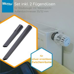 Produktbild für Staubsaugerdüse McFilter SDM-A43, 12-teilig