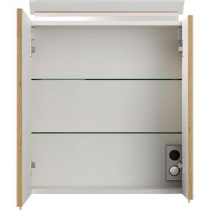 Produktbild für Spiegelschrank Posseik eiche gold