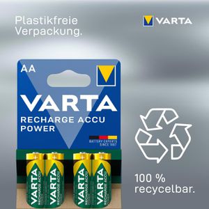Produktbild für Akku Varta Recharge Power 56706, 1,2 V, 2100 mAh