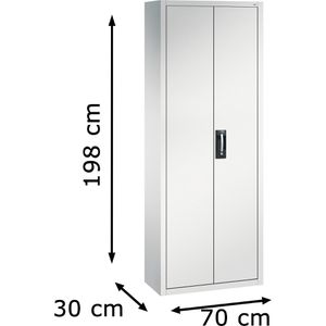 Produktbild für Magazinschrank CP-Möbel Serie 13, grau
