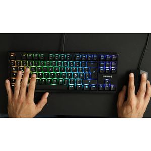 Produktbild für Tastatur CHERRY G80-3000N RGB TKL, Silent Red