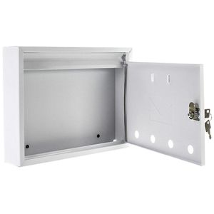 Produktbild für Briefkasten Rottner T04748, Imola, weiß, aus Stahl