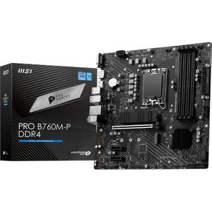 Produktbild für Mainboard MSI PRO B760M-P DDR4, 7E02-009R
